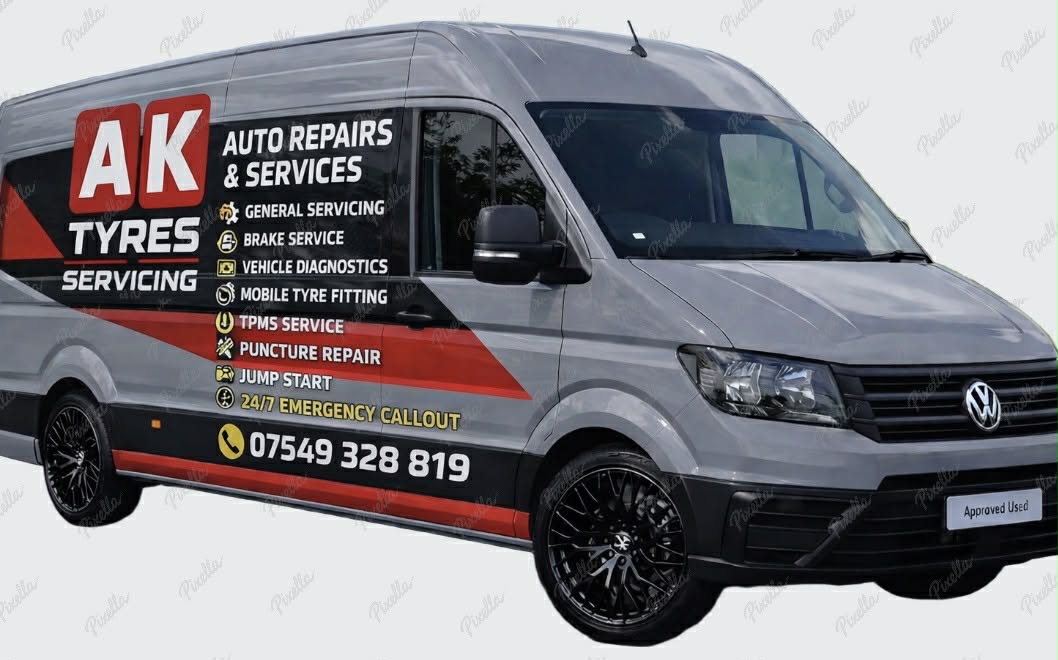 AK Tyres mobile fitting van